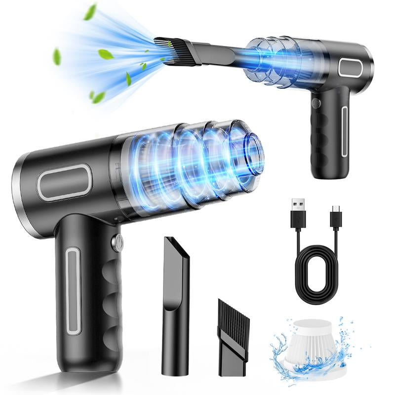 High-Power Handheld Wireless Car Vacuum Cleaner - 4-in-1 Portable Mini Vacuum for Home, Car, Office, and Pet Care