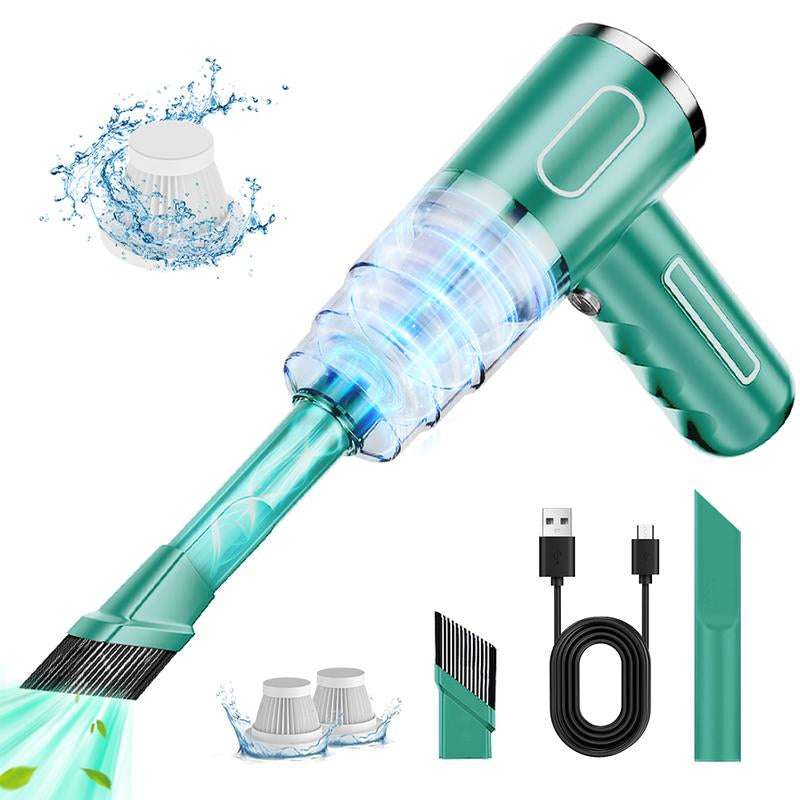 High-Power Handheld Wireless Car Vacuum Cleaner - 4-in-1 Portable Mini Vacuum for Home, Car, Office, and Pet Care