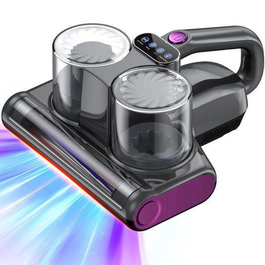 JPHYLL 6-in-1 Lightweight Handheld Mattress Mite Vacuum Cleaner with LED Display, 16Kpa Suction Power, 380W Brushless Motor, and UV-C Light for Pet Hair and Carpet Cleaning